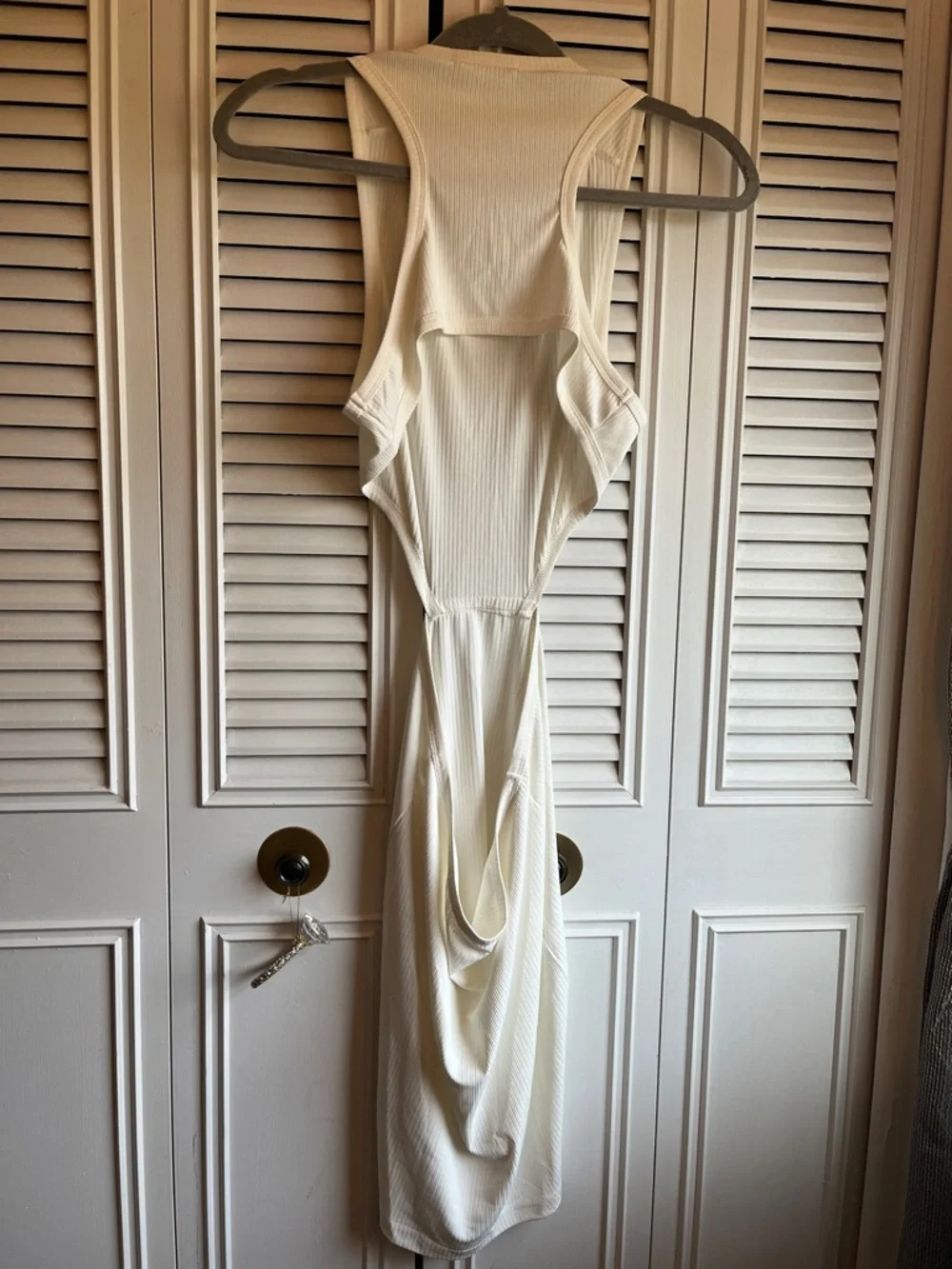 Shein Ribbed Backless Tank Dress - Picture 3 of 7
